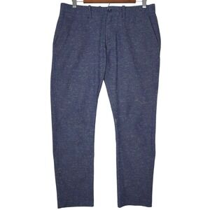 J.Crew The Driggs Slim Fit Chino Pants Mens (Fits 31x27) Blue Flecked F7192